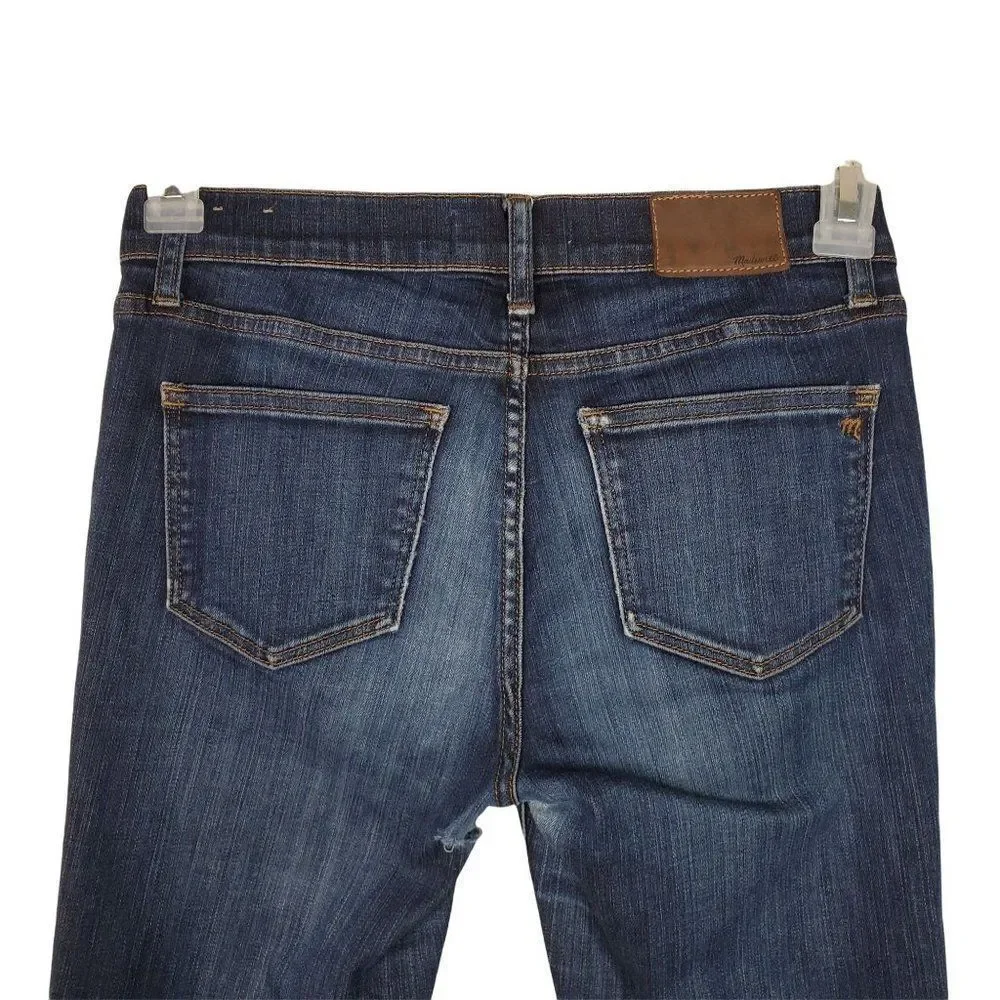 Madewell Skinny Jeans Dark Blue Size 27 Read - Picture 6 of 10